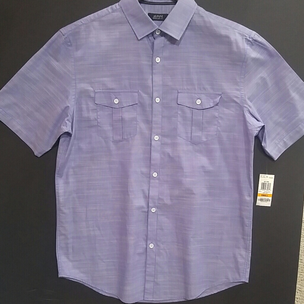 Alfani Regular Fit Shirt Size Small